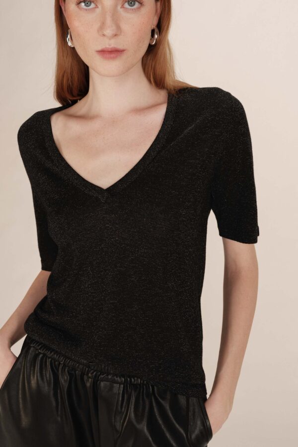 Lurex top black Taylor