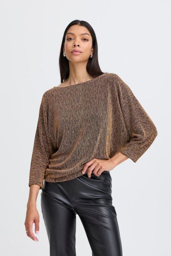 Shiloh bat blouse - Gold