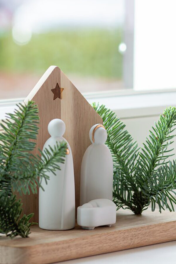 Christmas scene. Nativity scene "22x10x15.5cm"