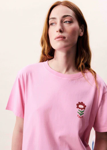 T-shirt Nymphaea Roze
