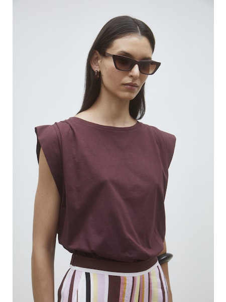 Marcha T-shirt prune