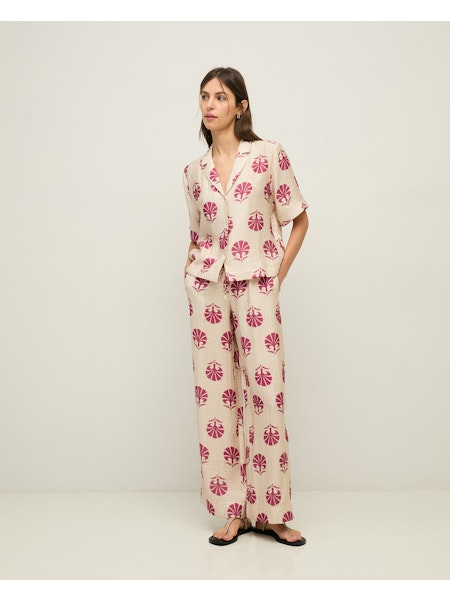 Greta print trousers