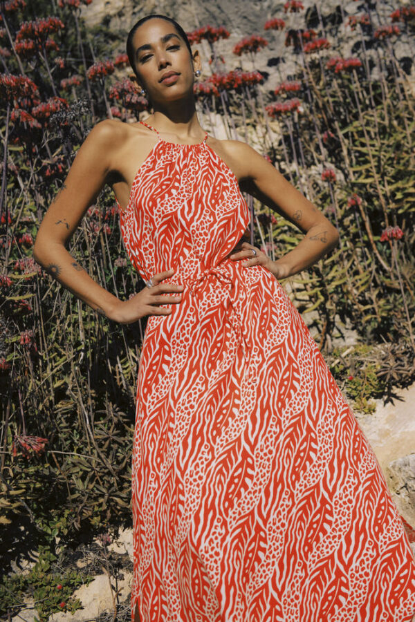 Mjoella slip dress print