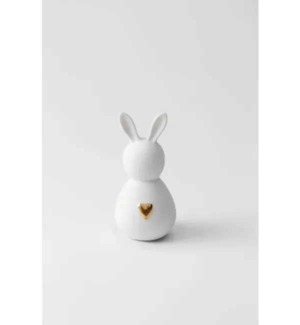 Figurine Bunny 13cm Golden Heart